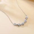 wholesale 925 Silver Tonglin New Women's Necklace Versatile Fashion Pure Silver Pendant High-End Sense Necklaces-0-3