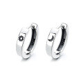wholesale S925 Sterling Silver Minimalist Asymmetric Moon Sun Ear Clasp in Understated Style-0-4
