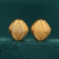 wholesale Gold-plated 925 Silver Zodiac Beads, Ancient Method Silver Rhombus Beads, DIY Bracelet Accessories, Hand Stringing Spacer Beads-0-2