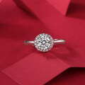 925 Silver Moissanite Micro-Set Full-Band Ring-0-2