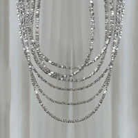 wholesale 925 Sterling Silver Shattered Silver Chain Necklace For Women-Plain silver (unisex)  2.0mm (40+5cm/approx. 10.0g)