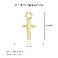 wholesale S925 Sterling Silver European And American Cross-border Butterfly Earrings For Women, Creative And Unique Pendant Light Luxury Versatile Exquisite Design Earrings-A4104-Gold/Single Pendant 925 Silver