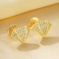 Zirconium Geometric Earrings, Princess Style Light Luxury Wholesale-0-2