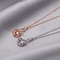 wholesale S925 silver electroplated source factory new Korean style fashionable women's chain necklace wholesale-0-3