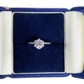 wholesale 925 Silver Zhou's Family Six-Claw 1 Carat Moissanite Ring Classic Six-Prong Engagement Ring for Women Direct from Manufacturer-0-4