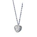wholesale S925 Silver New Style Heart-shaped Simulated Diamond Pendant 8*8mm, Live Stream & Xiaohongshu Popular Item-0-4