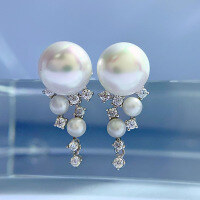 wholesale Sterling Silver New 10mm Pearl Ear Studs, Minimalist Design, Elegant and Versatile Earrings-E214 Pearl Earrings 925 Silver