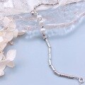 wholesale S925 Sterling Silver Bamboo Segment Crushed Silver Pearl Bracelet, Small Niche Exquisite Elegant High-End String Gift for Female Best Friends-0-3