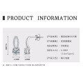 Sterling Silver 5mm Round Moissanite Swirl Stud Earrings for Women-0-48
