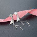 wholesale S925 Sterling Silver Small and Unique Design Korean Style Tassel Earrings for Women, Ear Threads, Trendy Ins Style Ear Studs, Cross-Border New Product-0-1