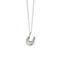 wholesale S925 Sterling Silver XB069 Korean Version Ins Neck Accessory, Minimalist Design, Versatile U-Shaped Smooth Texture Necklace for Women-0-4