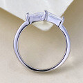 wholesale S925 Sterling Silver Style Zircon Inlaid High-End Minimalist Fashion Ring for Women, Little Red Book Live-0-3