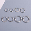 wholesale 925 Sterling Silver Lightweight Luxury Minimalist Hoop Earrings For Women, 2025's Simple Must-have-0-3