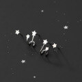 wholesale S925 Sterling Silver Small Star Earrings, Minimalist Korean Style Sweet Five-Pointed Star Double Layer Ear Accessories M00406-0-2