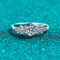 S925 Sterling Silver Moissanite Ring, Dainty and Versatile for Daily Wear-0-4