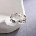 wholesale Silver/Gold Korean-style Personality Animal Ring for Women, Light Luxury Vintage Ins Niche Design Index Finger Ring-0-2