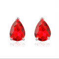 wholesale S925 Sterling Silver Pink Teardrop Ear Stud Wholesale, Ins Style Minimalist Versatile High-End Jewelry, Popular Earring-0-9