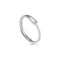 wholesale 925 Sterling Silver Rupert's Tear Ring Women's Minimalist Band Small Batch Design Self-Discipline High-End Luxury Adjustable Finger Ring-0-4