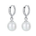 wholesale S925 Sterling Silver Pearl Earrings for Women, Ear Clips, Minimalist and Exquisite Ear Drops, Light Luxury Advanced Sensibility, No-Piercing Ear Accessories, Niche-0-4