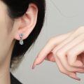 18K Gold Plated 925 Sterling Silver Pear Moissanite Earrings Wholesale-0-2