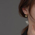 wholesale 925 silver insect bee ear cuff women's Korean Japanese style cute fashionable animal earrings M01629-0-1