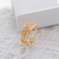 wholesale S925 Silver Plated 14K Gold French Vintage Court-Style Irregular Hollow-Out Ring from Dunli Jewelry Wholesale Factory-0-3