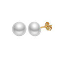 wholesale S925 Sterling Silver Cloud-Pull Earrings with 3-6mm Freshwater Pearls, Simple Design, Korean Style Factory Direct-0-4
