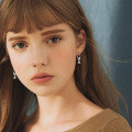 S925 Sterling Silver Flower Moissanite Earrings for Women-0-1