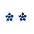 wholesale S925 Sterling Silver Plum Blossom Stud Earrings Sweet and Delicate Ins Style Petal Diamond Inlaid Earrings Women Cross-Border Wholesale-0-12