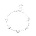 wholesale S925 Sterling Silver Fashion Korean Japanese Minimalist Dessert Pretzel Donut Creative Trendy Design Bracelet-0-4
