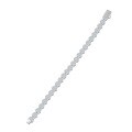 Sterling Silver Fashion New Luxury Full-Diamond Moissanite Lady Bracelet Tarnish-Free-0-0