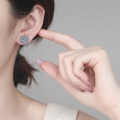 S925 Sterling Silver Moissanite Floral Earrings-0-2