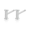 wholesale Metal material: 925 Sterling Silver Earring type: Stud Earrings Style: Luxury, High-end Feature: Inlaid with Zircon Design: 26 Letters Target audience: Women Use: Cross-border wholesale-0-13