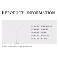 925 Silver Y-Tassel Pendant Necklace with Sparkling Moissanite Heart-0-9