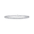 wholesale S925 Sterling Silver Moissanite Tennis Bracelet Necklace Set for Women and Men, New Style, Hot Selling in Foreign Trade, Ready to Ship-0-4