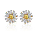 wholesale S925 Sterling Silver Daisy Earrings for Women, Minimalist and Elegant-0-0