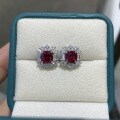 Metal, Lab-Grown 2ct Cushion Ruby Ring, Precision Vintage Setting-0-4