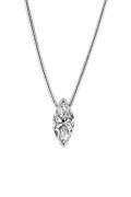 wholesale S925 Silver Marquise Moissanite Pendant Necklace Light Luxury Clavicle Chain Amazon Hot Selling In Stock Wholesale-0-6