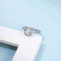 wholesale 9/10/14/18K White Gold, Rose Gold, Yellow Gold Light Luxury Elegant 1-carat Moissanite Ring-0-2