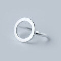 wholesale S925 silver ring for women, minimalist and stylish open circle band round open finger ring for index finger J0905-0-3