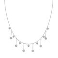wholesale 925 Sterling Silver Dainty Light Luxury Women's Necklace, European and American Style Stackable Layering Mix and Match Ultra Fairy Internet Celebrity Trendy Fashion Collarbone Chain-0-5