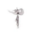wholesale 999 Sterling Silver Vintage Gourd Ruyi Tassel Pendant DIY Accessories Necklace Cord Silver Jewelry Parts-0-4