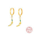 wholesale S925 Sterling Silver Mini Tropical Fruit Earrings, a best-selling creative minimalist design-0-9