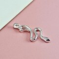 wholesale 925 Sterling Silver Snake Collarbone Necklace, Light Luxury, Advanced, Ins, Exquisite, Niche, Minimalist Design Pendant for Girlfriend-0-2