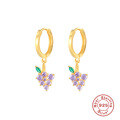 wholesale S925 Sterling Silver Mini Tropical Fruit Earrings, a best-selling creative minimalist design-0-10