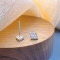 wholesale S925 metal full diamond minimalist diamond stud earrings for women, small batch sophisticated ultra-sparkly earrings, wholesale gift for best friend-0-1