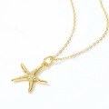 wholesale 925 Sterling Silver Japanese Light Luxury White Zircon Starfish Pendant Women's Retro Style Ocean Vacation Series Star Pendant Wholesale-0-4