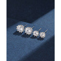 wholesale 925 Sterling Silver Crown Zircon Ear Studs for Women, Exquisite and Petite, Suitable for Ear Piercing, Ear Cartilage Stud, Unique and High-End Earrings-0-0