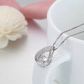 wholesale S925 Sterling Silver Cloud-Pull Jewelry Jumping Heart Micro-Inlaid Pendant, Factory Direct Wholesale-0-2