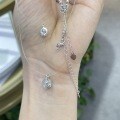 S925 Silver Invisible Moissanite Pendant Necklace for Women-0-3